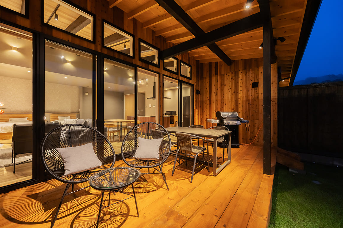 プライベートBBQスペース